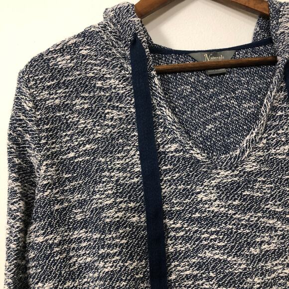 Natural Reflections Marled Knit Hooded Sweater S Cozy Cabin Pullover BassPro - Picture 3 of 12